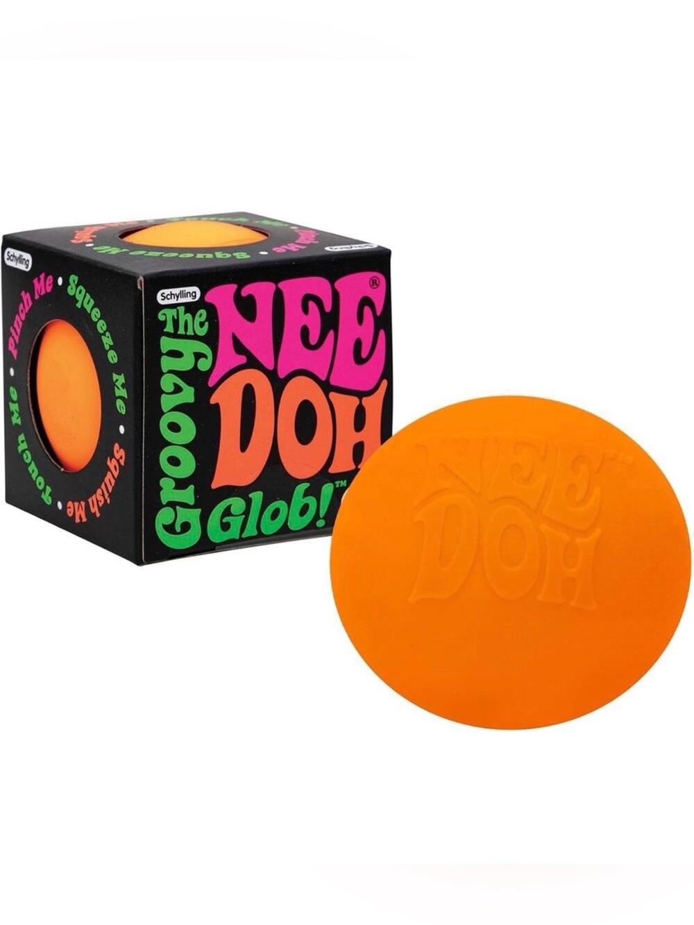🎃NeeDoh Groovy Glob - Orange